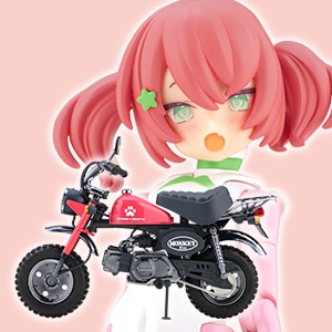 PUNI☆MOFU レーシングマオ with Honda Z50J-1 モンキー